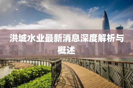 洪城水業(yè)最新消息深度解析與概述