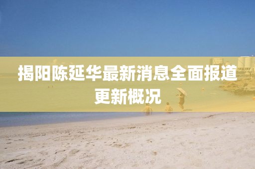 揭陽(yáng)陳延華最新消息全面報(bào)道更新概況