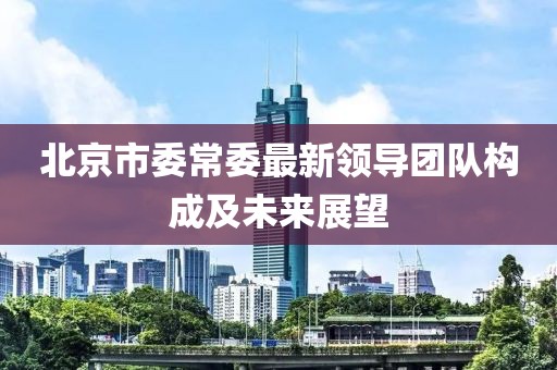 北京市委常委最新領(lǐng)導(dǎo)團(tuán)隊(duì)構(gòu)成及未來展望