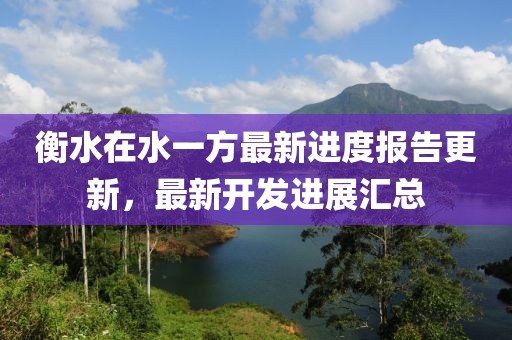 衡水在水一方最新進度報告更新，最新開發(fā)進展匯總