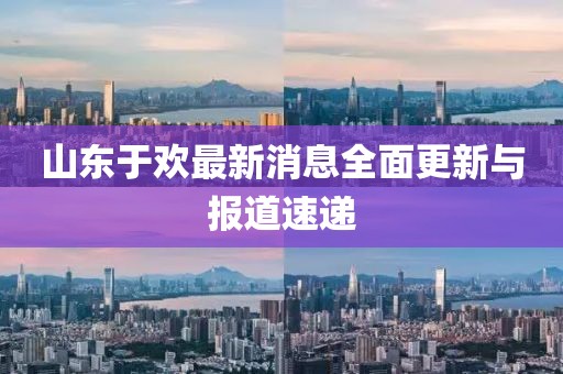 山東于歡最新消息全面更新與報道速遞