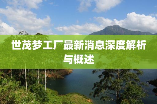 世茂夢工廠最新消息深度解析與概述