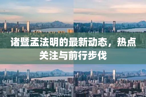 諸暨孟法明的最新動(dòng)態(tài)，熱點(diǎn)關(guān)注與前行步伐