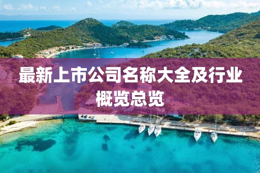 最新上市公司名稱大全及行業(yè)概覽總覽