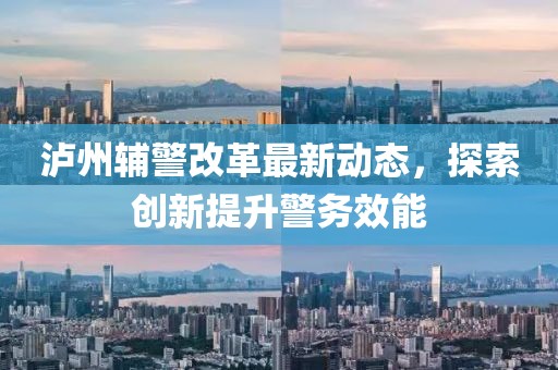 瀘州輔警改革最新動(dòng)態(tài)，探索創(chuàng)新提升警務(wù)效能